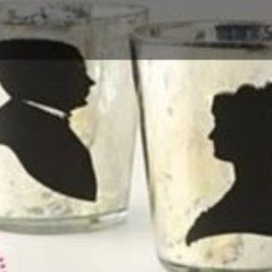 ISO - Anthropologie Silhouette Specter votive holders